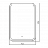 Зеркало AZARIO Мальта RGB 550*800 c подсветкой и диммером, мульти-цвет, сенсорный выключатель (LED-00002511)