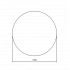 Зеркало AZARIO Savanna RGB D770 Smart-управление, мультицвет (LED-00002604)