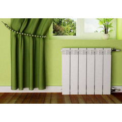 Радиатор биметаллический AZARIO BM500/80 6 секций, белый (BM500/80/6)