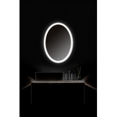 Зеркало AZARIO Италия 570х770 LED-подсветка с диммером, сенсорный выключатель (ФР-00000846)