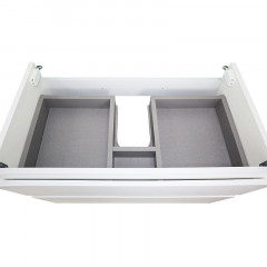 Комплект тумба Azario Velluto 80 800х450х660 подвесная, с раковиной Slim 80, белый матовый (CS00088603)