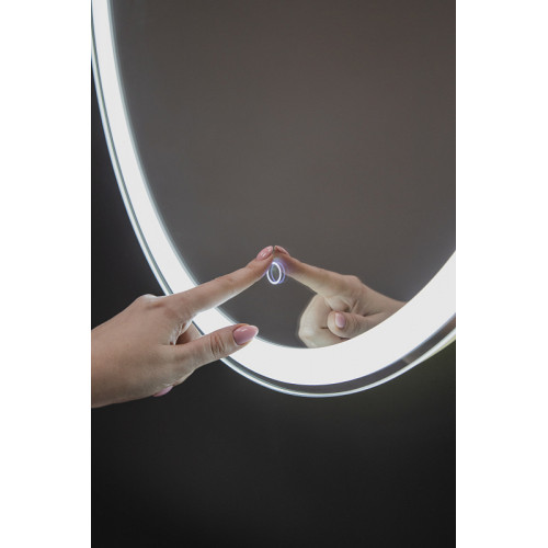Зеркало AZARIO Италия 570х770 LED-подсветка с диммером, сенсорный выключатель (ФР-00000846)