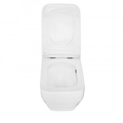 Унитаз подвесной Azario MONEO 530х365х370 безободковый, слив "Торнадо", в комплекте с быстросъемным сидением микролифт (AZ-0062 UQ1)