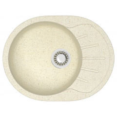 Кухонная мойка AZARIO Light 575х440х215) искусственный мрамор, цвет Бежевый (CS00079919)