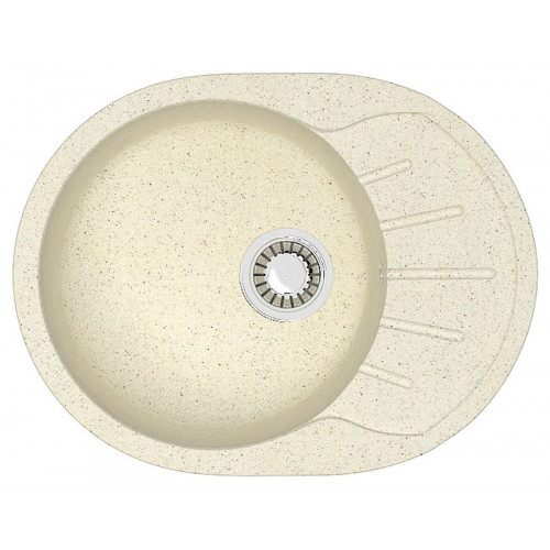 Кухонная мойка AZARIO Light 575х440х215) искусственный мрамор, цвет Бежевый (CS00079919)