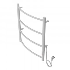 Полотенцесушитель электрический AZARIO VERONA 500/600 4 секции, диммер справа, белый (AZ04856W)