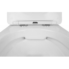 Унитаз подвесной Azario Grado 370х490х360 безободковый, с быстросъемным сидением микролифт (AZ-0046)