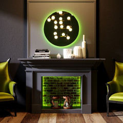 Зеркало AZARIO Savanna RGB D770 Smart-управление, мультицвет (LED-00002604)