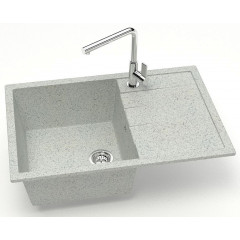 Кухонная мойка AZARIO Vision 750x505x218 искусственный мрамор, цвет Светло серый (CS00078341)