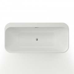 Ванна акриловая Azario RANGALI 1700х800х580 пристенная, в комплекте с сифоном и металлической рамой (RAN17080)