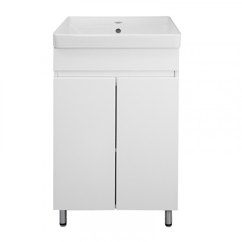 Комплект Azario Тумба Эстима 50Н напольная с раковиной Monte 50 (CS00094634)