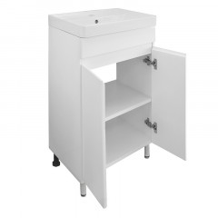 Комплект Azario Тумба Эстима 50Н напольная с раковиной Monte 50 (CS00094634)