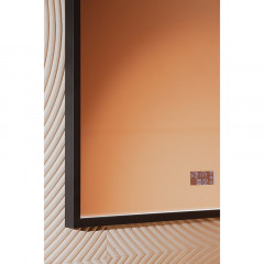 Зеркало AZARIO Эдисон - МЕТЕО 900х650 с подсветкой, бесконтактный сенсор с функцией диммера, погодный модуль (LED-00002763)