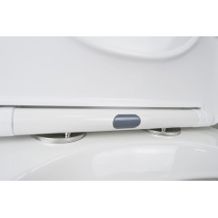 Унитаз-компакт Azario LEVANTO 620x380x830 напольный, безободковый в комплекте с бачком и сиденьем микролифт (AZ-1228A)