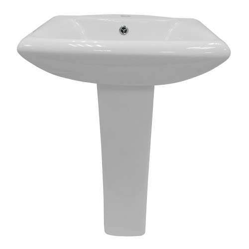 Раковина с пьедесталом AZARIO ELANA 560х440х835 (AZ-334P)