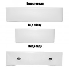 Раковина накладная Azario 600x420x130 прямоугольная, белый (AZ-2173 SP)