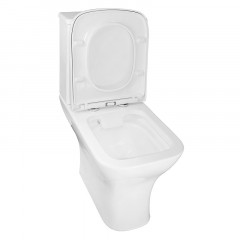 Унитаз-компакт Azario Nigel 385х616х785 напольный, безободковый, с быстросъемным сиденьем микролифт (AZ-55)