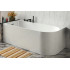 Ванна акриловая Azario LUTON 1700x800x580 пристенная, в комплекте с сифоном и металлической рамой, левая, белая (LUT17080 L)