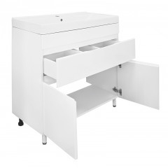 Комплект Azario Тумба Эстима 80/1Н напольная с раковиной Tempo 80 (CS00094636)