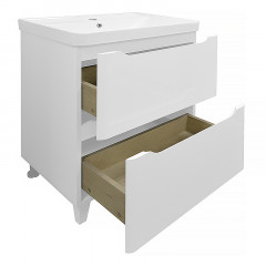 Комплект Тумба Azario LOTOS 60/2 615х475х835 напольная с раковиной Monte 60