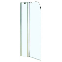 Шторка для ванны распашная Azario Merrit 110х140 цвет профиля серебро (AZ-NF6221 1100)
