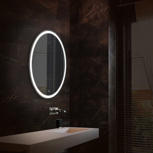 Зеркало AZARIO Италия 570х770 LED-подсветка с диммером, сенсорный выключатель (ФР-00000846)