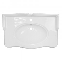 Комплект Тумба Azario CAROLINA 90/2 900х870х540 напольная с раковиной Victorian 90 патина белая (CS00089994)