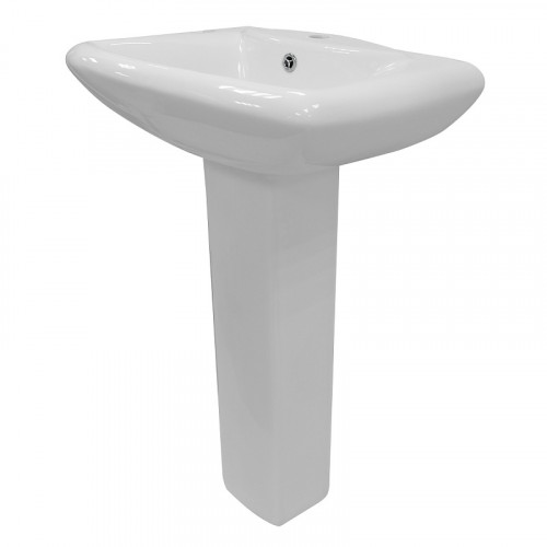 Раковина с пьедесталом AZARIO ELANA 560х440х835 (AZ-334P)