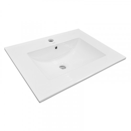 Комплект Тумба Loranto Florena 70 710х470х810 напольная, с раковиной Azario Leon, темный бетон (CS00090035)