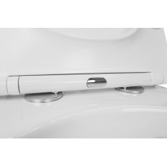 Унитаз подвесной Azario Grado 370х490х360 безободковый, с быстросъемным сидением микролифт (AZ-0046)