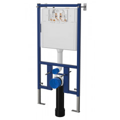 Сет LORANTO Инсталляция + подвесной унитаз Azario MONEO безободковый, слив "Торнадо", в комплекте с быстросъемным сидением микролифт (4501+AZ-0062 UQ1)