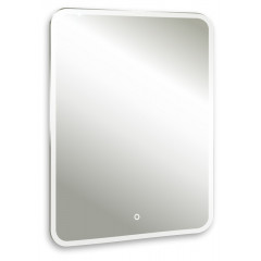 Зеркало AZARIO Стив-4 685х915 c подсветкой и диммером, подсветка+часы (LED-00002316)