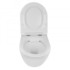 Сет AZARIO инсталляция + унитаз Gloria с быстросъемным сидением микролифт + клавиша черная матовая (AZ-8010-1000+AZ-8200-0013+AZ-2003)