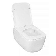 Унитаз подвесной AZARIO FLAVIA 515х360х360 слив "Торнадо", быстросъемное сиденье микролифт (AZ-0076-UQ1)