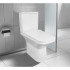 Унитаз-компакт Azario Formal 370х315х790 напольный, безободковый, в комплекте с бачком и сиденьем микролифт (AZ-1353B)
