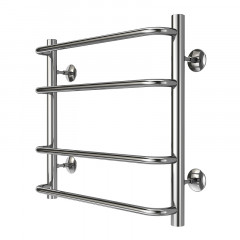 Полотенцесушитель водяной AZARIO FERRARA 500/500 4 секций, нижнее/диагональное подключение, 1/2", хром (AZ09155)