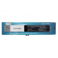 Душевой лоток AZARIO 500 мм, D40(50), металлическая перфорированная решетка, металлический желоб, комбинированный затвор (AZT2FT01500)