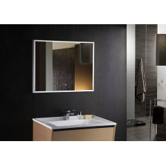 Зеркало AZARIO Сантана 1000х800 c подсветкой и диммером, сенсорный выключатель (ФР-00002162)