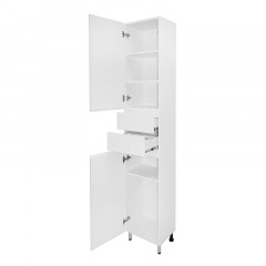 Пенал Azario Эстима 35 350х320х1970 напольный, левый, белый глянец (CS00094554)