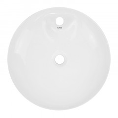Раковина-чаша Azario 460x460x100 накладная, круглая, белый глянец (AZ-3204)