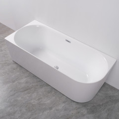 Ванна акриловая AZARIO RIO GRANDE 1700х750х580 пристенная, левая, в комплекте с сифоном и металлической рамой (AZ-6724-2L)