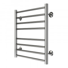 Полотенцесушитель водяной AZARIO PARMA 500/600 8 секций, нижнее/диагональное подключение, 1/2", хром (AZ10156S)