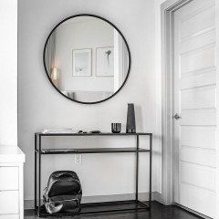 Зеркало AZARIO Ренуар D770 без подсветки, черное (ФР-00002443)