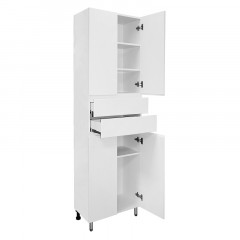 Пенал Azario Эстима 60 600х320х1970 напольный, белый глянцевый (CS00094564)