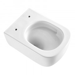 Унитаз подвесной с сиденьем микролифт, дюропласт. Azario CAMPO 510*360*365 mm (AZ-1883WH)