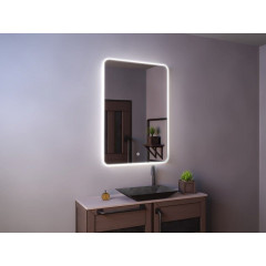 Зеркало AZARIOEsterna Raggio 600х800 влагостойкое с подсветкой, сенсорный выключатель с функцией диммера (CS00079361)