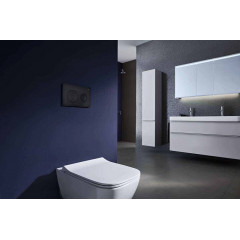 Кнопка смыва Azario двойная, черная матовая (AZ-8200-0013)