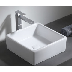 Раковина Azario 38*38*13,5 накладная, белая (AZ4566)