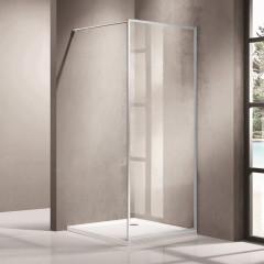 Душевая перегородка Azario RICHMOND Walk-in 1000х2000 прозрачное стекло, цвет профиля серебро (AZ-NAG 6310 1000)