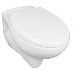 Унитаз подвесной Azario STELLA 370х400х550 ободковый, с быстросъемным сидением микролифт, белый (AZ-VT005+AZ-VT005sc)